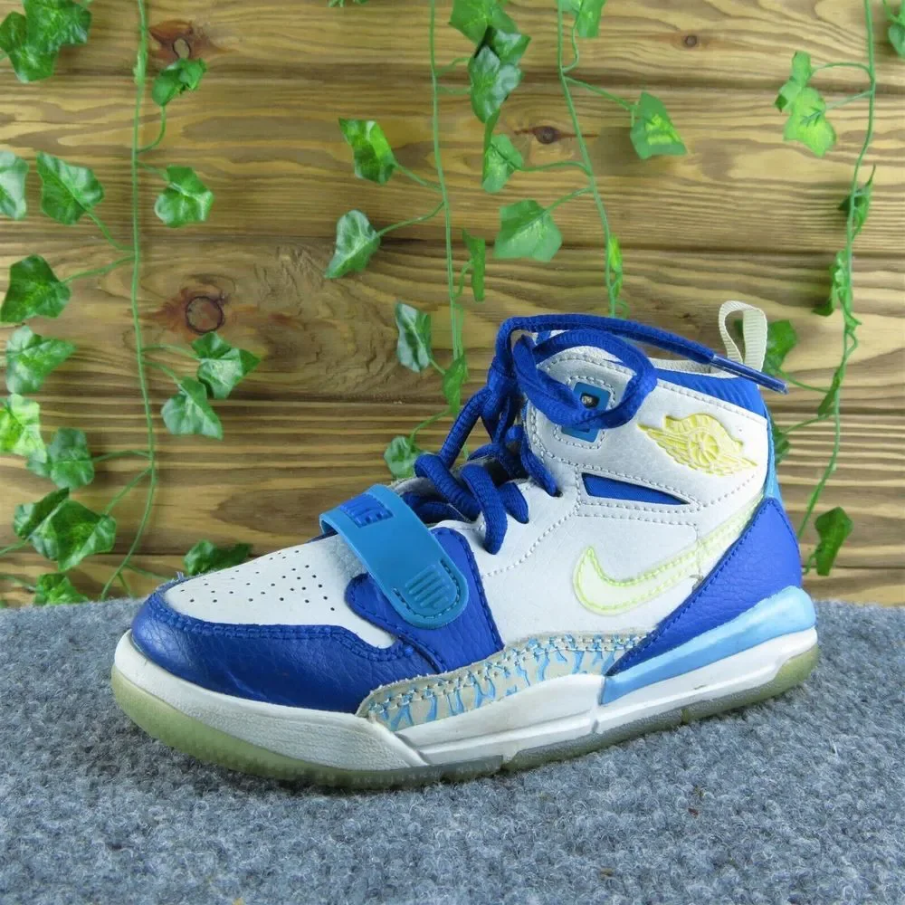 Nike Boys Sneaker Size T 11 Medium Shoes White Synthetic Lace Up